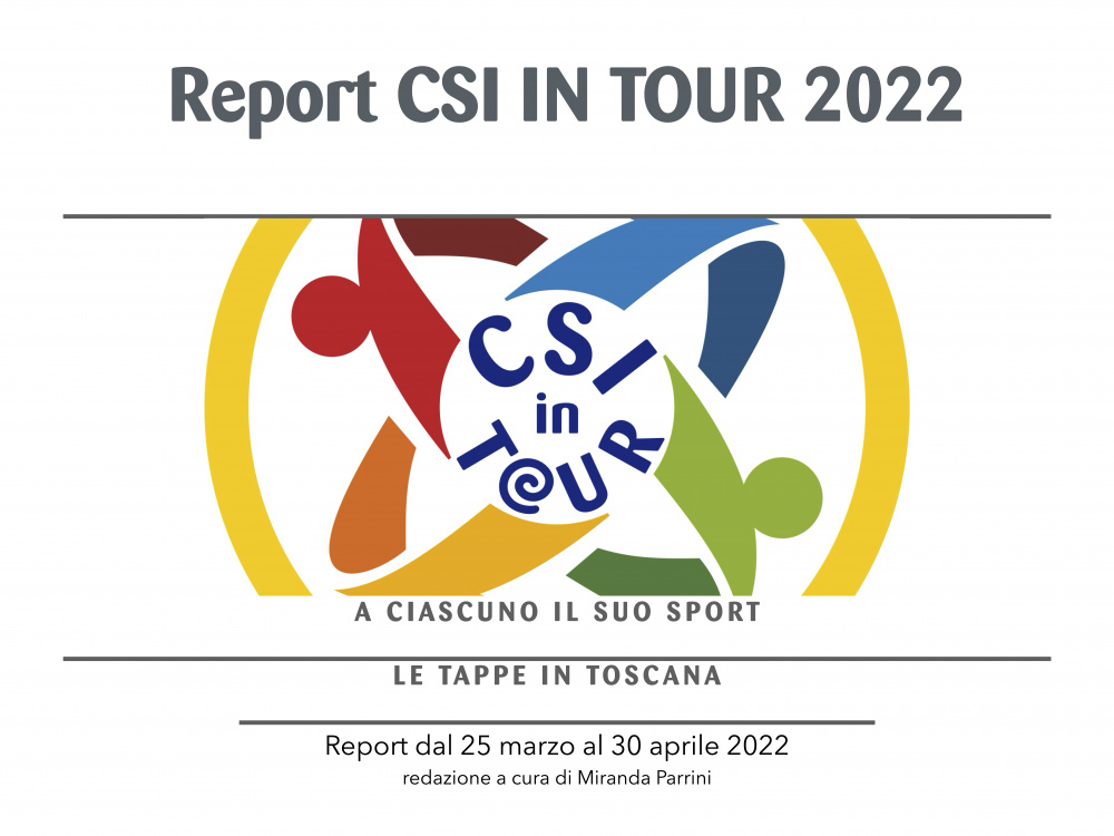CSI IN TOUR 2022 Villaggio dello Sport tappe in Toscana